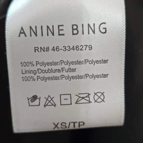 Anine Bing Angie Antique Silver Sequin Mini Dress Women's Cocktail Size XS - Picture 11 of 15